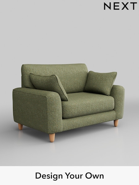 Chunky Boucle Easy Clean/Mid Green Campbell (Q60154) | £975