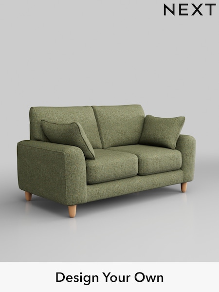 Chunky Boucle Easy Clean/Mid Green Campbell (Q60154) | £1,075