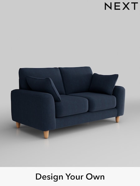 Fine Chenille Easy Clean/Dark Navy Blue Campbell (Q60175) | £1,075