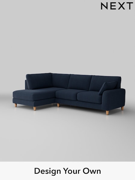 Fine Chenille Easy Clean/Dark Navy Blue Campbell (Q60175) | £1,875