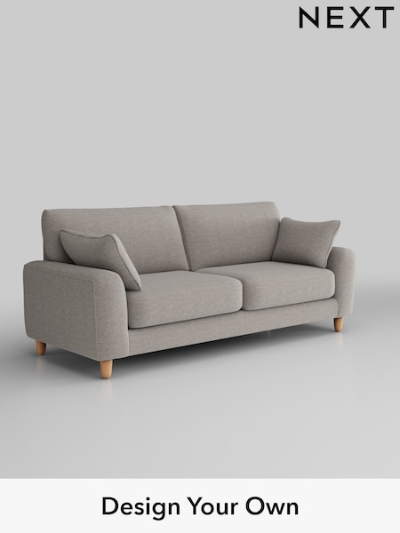 Fine Chenille Easy Clean/Light Steel Grey Campbell (Q60177) | £1,275