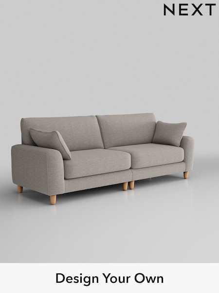 Fine Chenille Easy Clean/Light Steel Grey Campbell (Q60177) | £1,375