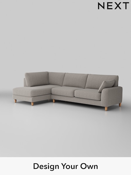 Fine Chenille Easy Clean/Light Steel Grey Campbell (Q60177) | £1,975