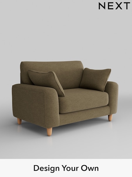 Fine Chenille Easy Clean/Dark Moss Green Campbell (Q60178) | £975