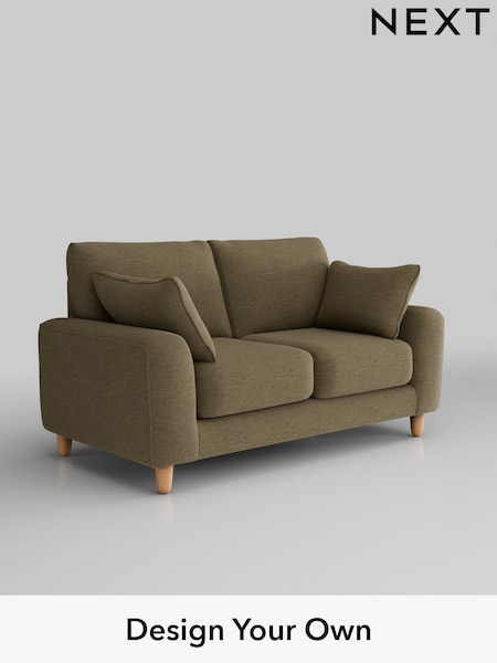 Fine Chenille Easy Clean/Dark Moss Green Campbell (Q60178) | £1,075