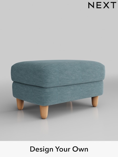 Fine Chenille Easy Clean/Mid Blue Campbell (Q60179) | £425