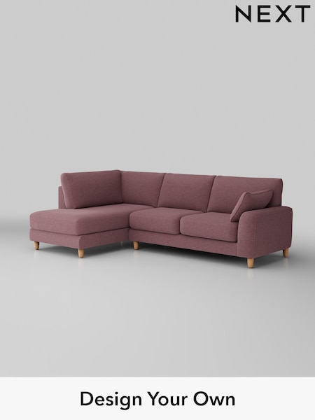 Fine Chenille Easy Clean/Mid Mulberry Purple Campbell (Q60180) | £1,875