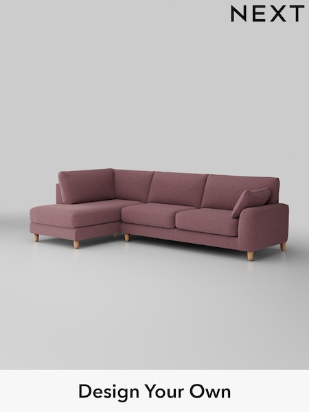 Fine Chenille Easy Clean/Mid Mulberry Purple Campbell (Q60180) | £1,975