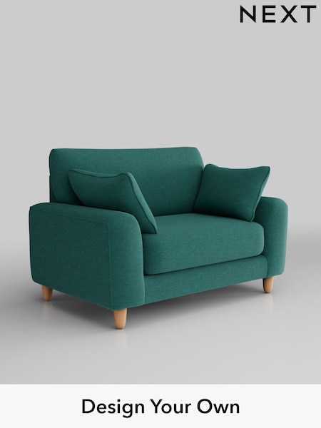 Fine Chenille Easy Clean/Dark Juniper Green Campbell (Q60184) | £975