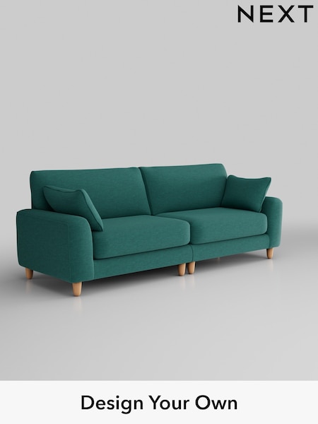 Fine Chenille Easy Clean/Dark Juniper Green Campbell (Q60184) | £1,375