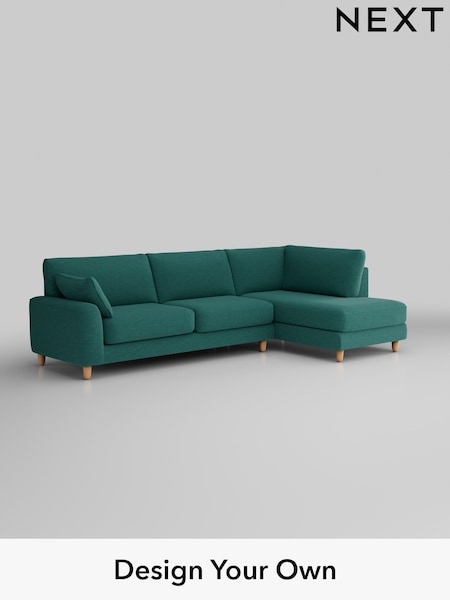 Fine Chenille Easy Clean/Dark Juniper Green Campbell (Q60184) | £1,975
