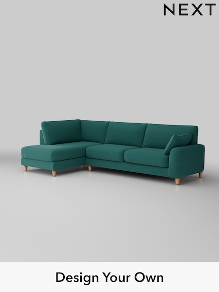 Fine Chenille Easy Clean/Dark Juniper Green Campbell (Q60184) | £1,975