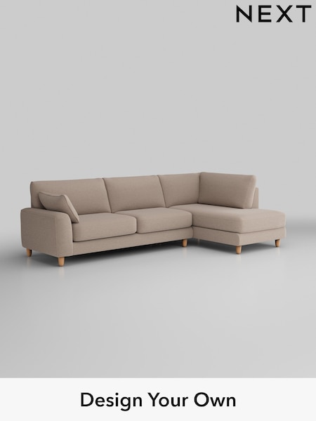 Fine Chenille Easy Clean/Mid Taupe Brown Campbell (Q60225) | £1,975