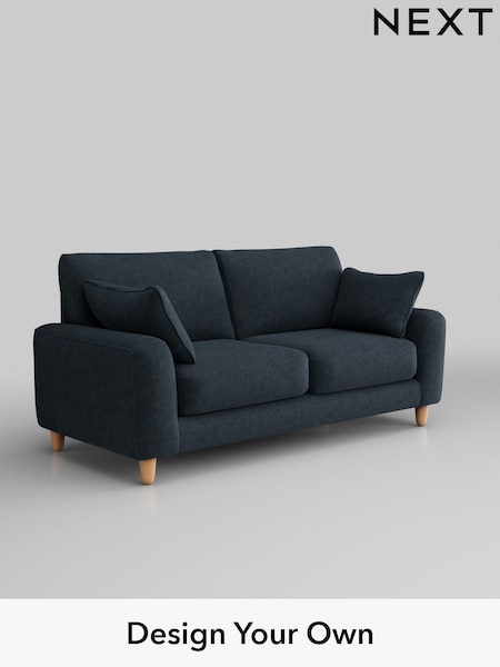 Luxe Chenille Weave/Navy Blue Campbell (Q60229) | £1,275