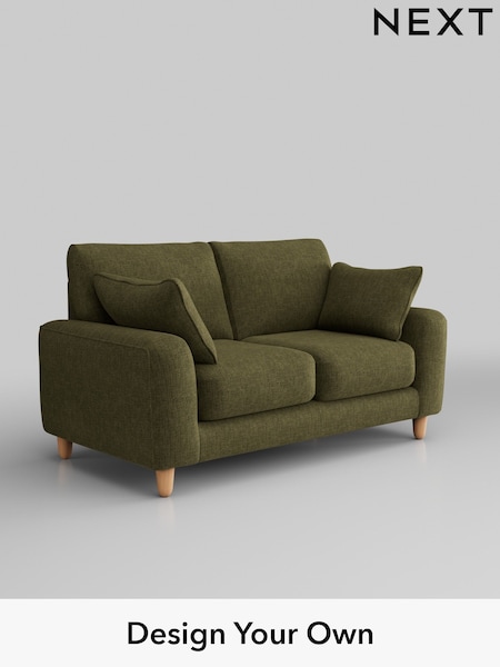Luxe Chenille Weave/Dark Moss Green Campbell (Q60231) | £1,175