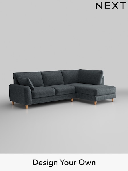 Plush Chenille/Slate Blue Campbell (Q60235) | £1,875