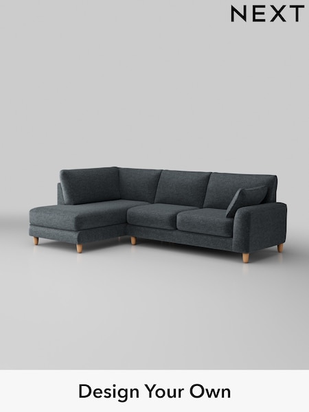 Plush Chenille/Slate Blue Campbell (Q60235) | £1,875