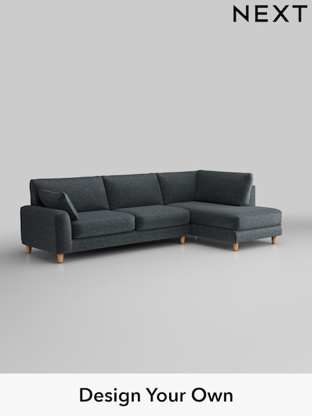Plush Chenille/Slate Blue Campbell (Q60235) | £1,975