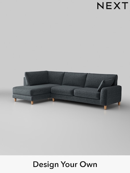 Plush Chenille/Slate Blue Campbell (Q60235) | £1,975