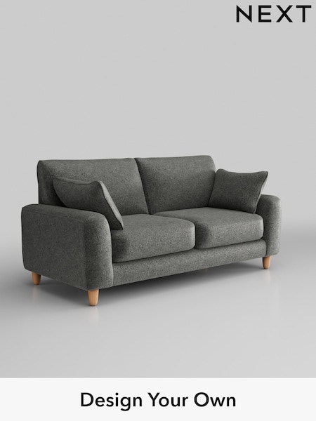 Plush Chenille/Dark Grey Campbell (Q60236) | £1,175