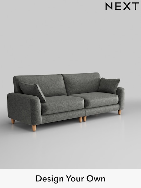 Plush Chenille/Dark Grey Campbell (Q60236) | £1,375