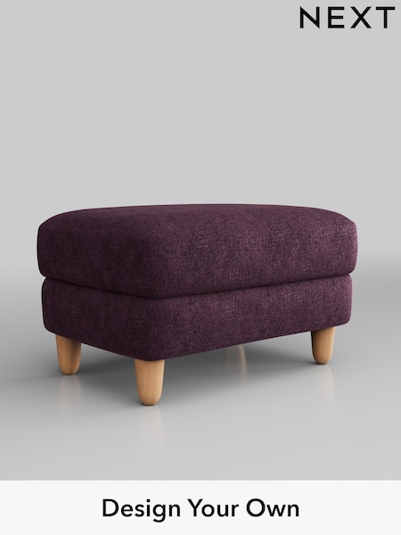 Plush Chenille/Dark Plum Purple Campbell (Q60238) | £425