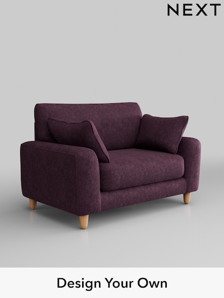Plush Chenille/Dark Plum Purple Campbell (Q60238) | £975