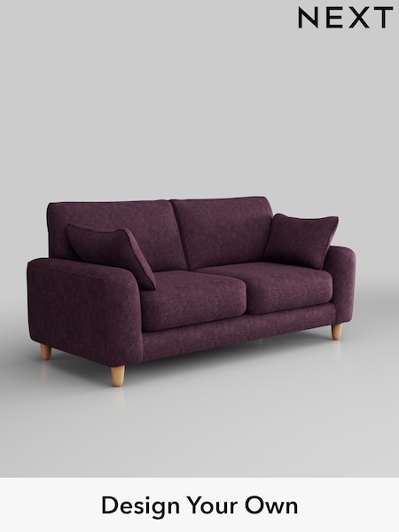 Plush Chenille/Dark Plum Purple Campbell (Q60238) | £1,175