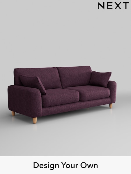 Plush Chenille/Dark Plum Purple Campbell (Q60238) | £1,275