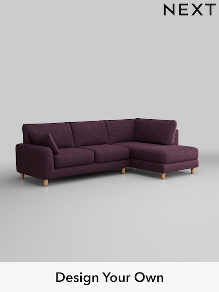 Plush Chenille/Dark Plum Purple Campbell (Q60238) | £1,875