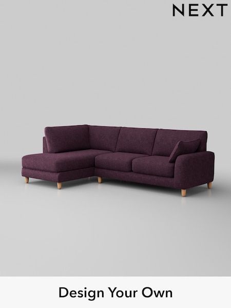 Plush Chenille/Dark Plum Purple Campbell (Q60238) | £1,875