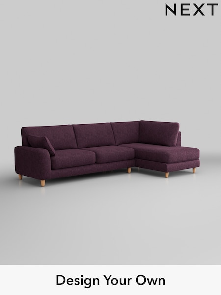 Plush Chenille/Dark Plum Purple Campbell (Q60238) | £1,975