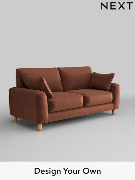 Plush Chenille/Dark Rust Brown Campbell (Q60240) | £1,175