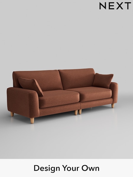 Plush Chenille/Dark Rust Brown Campbell (Q60240) | £1,375
