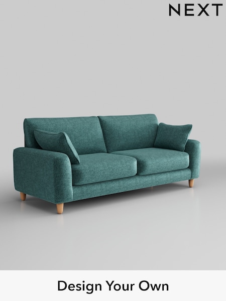 Plush Chenille/Dark Teal Green Campbell (Q60241) | £1,275