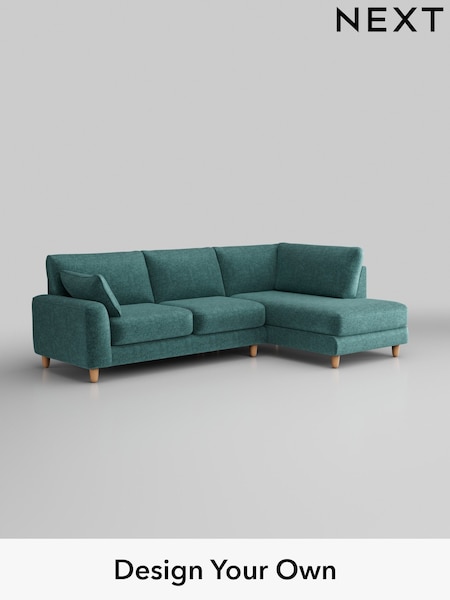 Plush Chenille/Dark Teal Green Campbell (Q60241) | £1,875