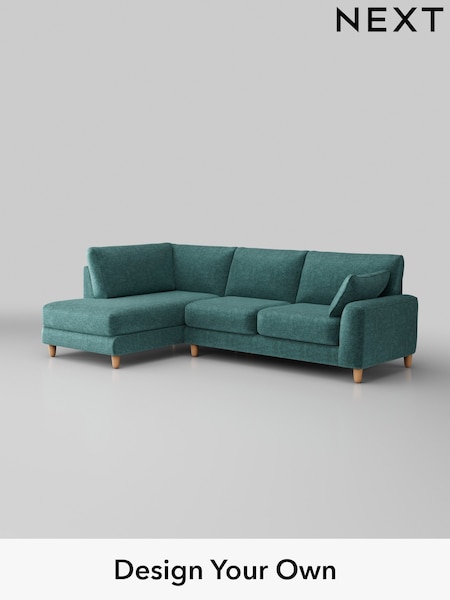 Plush Chenille/Dark Teal Green Campbell (Q60241) | £1,875
