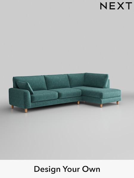 Plush Chenille/Dark Teal Green Campbell (Q60241) | £1,975