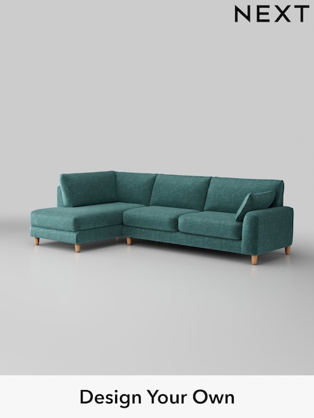 Plush Chenille/Dark Teal Green Campbell (Q60241) | £1,975