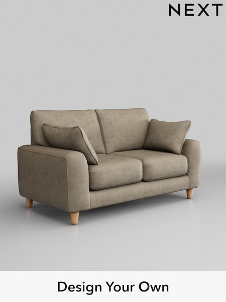 Monza Faux Leather Easy Clean/Mink Brown Campbell (Q60243) | £1,075