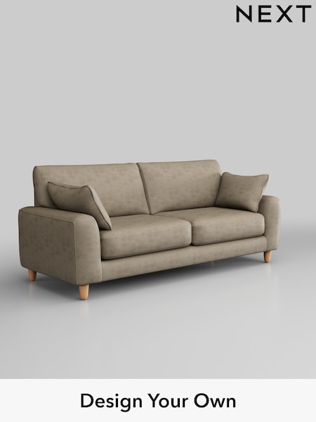 Monza Faux Leather Easy Clean/Mink Brown Campbell (Q60243) | £1,275