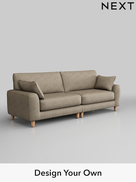 Monza Faux Leather Easy Clean/Mink Brown Campbell (Q60243) | £1,375