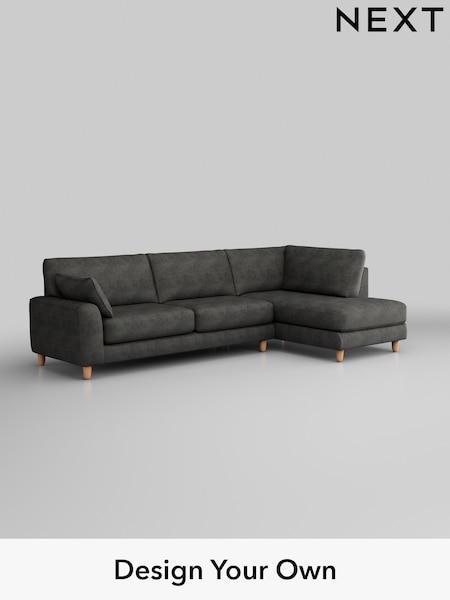 Monza Faux Leather Easy Clean/Dark Grey Campbell (Q60245) | £1,975