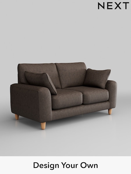Monza Faux Leather Easy Clean/Peppercorn Brown Campbell (Q60246) | £1,075