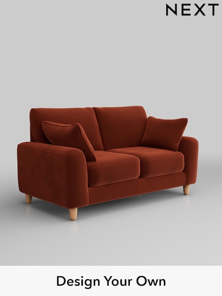 Plush Velvet Easy Clean/Ginger Orange Campbell (Q60254) | £1,075