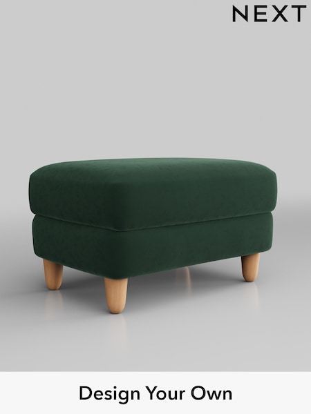 Plush Velvet Easy Clean/Bottle Green Campbell (Q60257) | £425