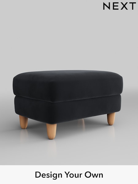 Plush Velvet Easy Clean/Charcoal Grey Campbell (Q60259) | £425