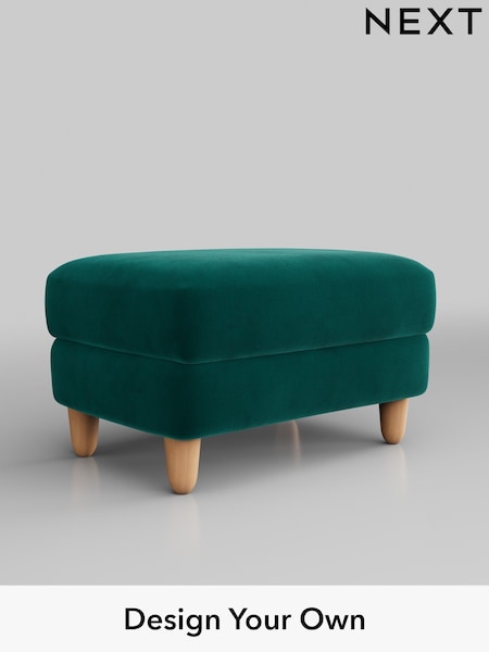Plush Velvet Easy Clean/Juniper Green Campbell (Q60260) | £425