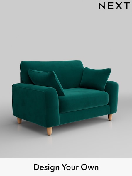 Plush Velvet Easy Clean/Juniper Green Campbell (Q60260) | £975