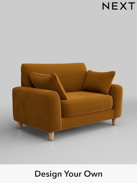 Plush Velvet Easy Clean/Mustard Yellow Campbell (Q60261) | £975